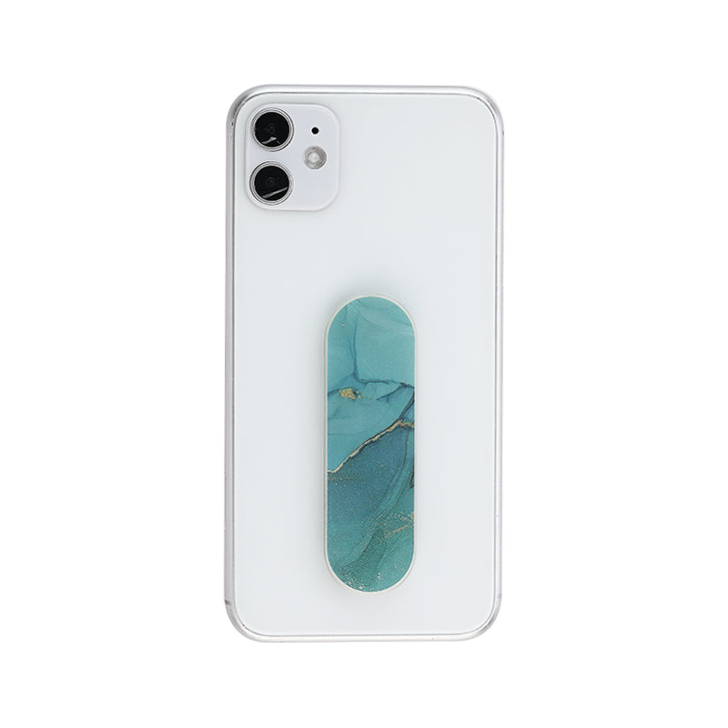 GadgetKing Telefoonhouder & Vingerhouder – Selfie Grip - Marmer Look – Groen