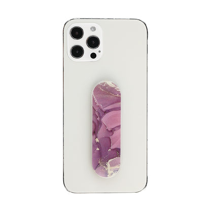 GadgetKing Telefoonhouder & Vingerhouder – Selfie Grip - Marmer Look – Paars