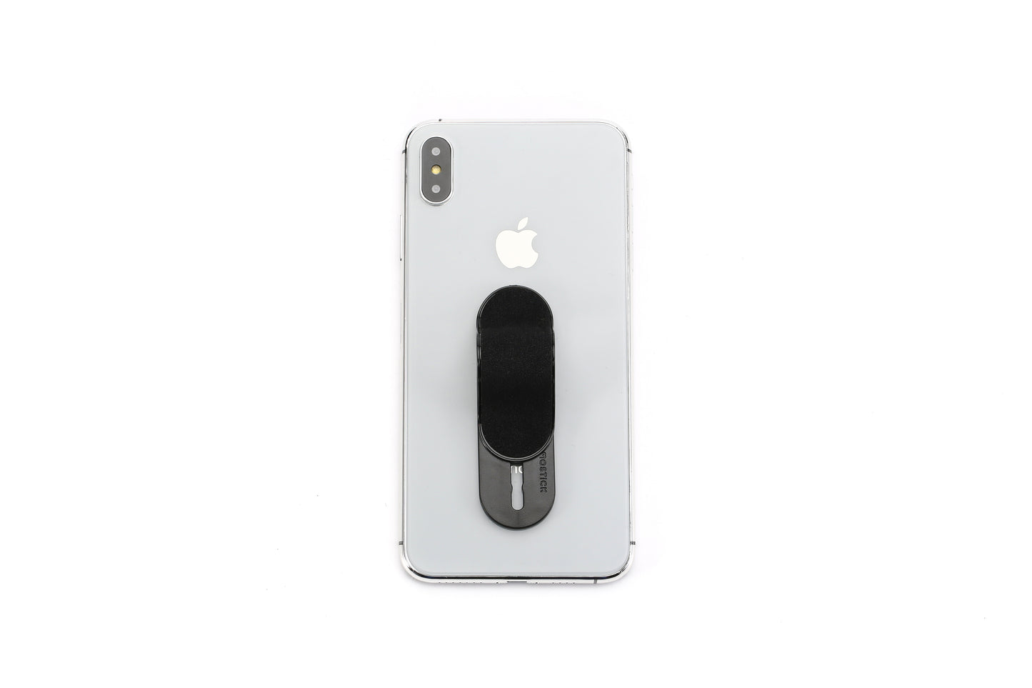 GadgetKing Telefoonhouder & Vingerhouder – Selfie Grip - Suède Look – Zwart