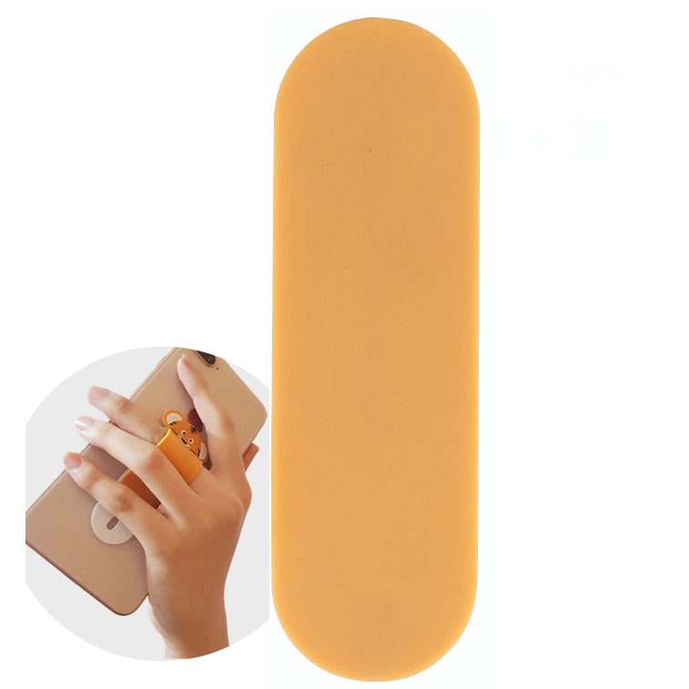 FingerGrip Telefoonhouder & Vingerhouder – Selfie Grip -Glad – Geel