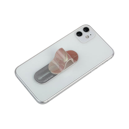 GadgetKing Telefoonhouder & Vingerhouder – Selfie Grip - Marmer Look – Licht roze