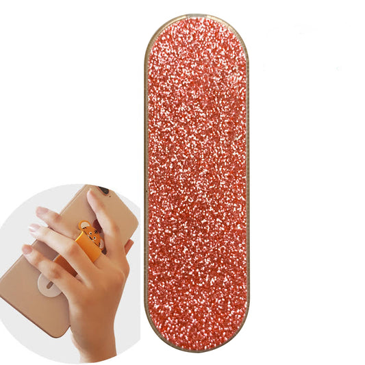 FingerGrip Telefoonhouder & Vingerhouder – Selfie Grip - Glitter – Roze